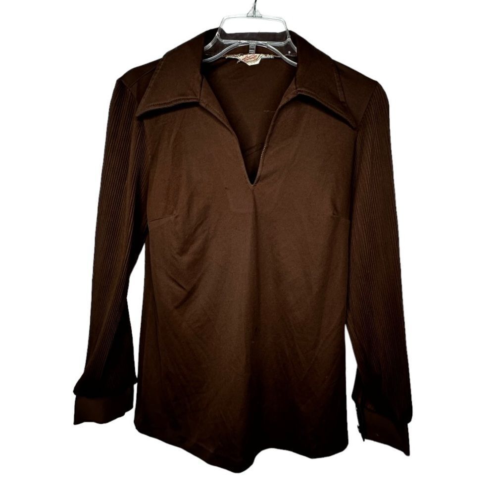 Vintage H Bar C California Ranchwear Brown Western Shirt